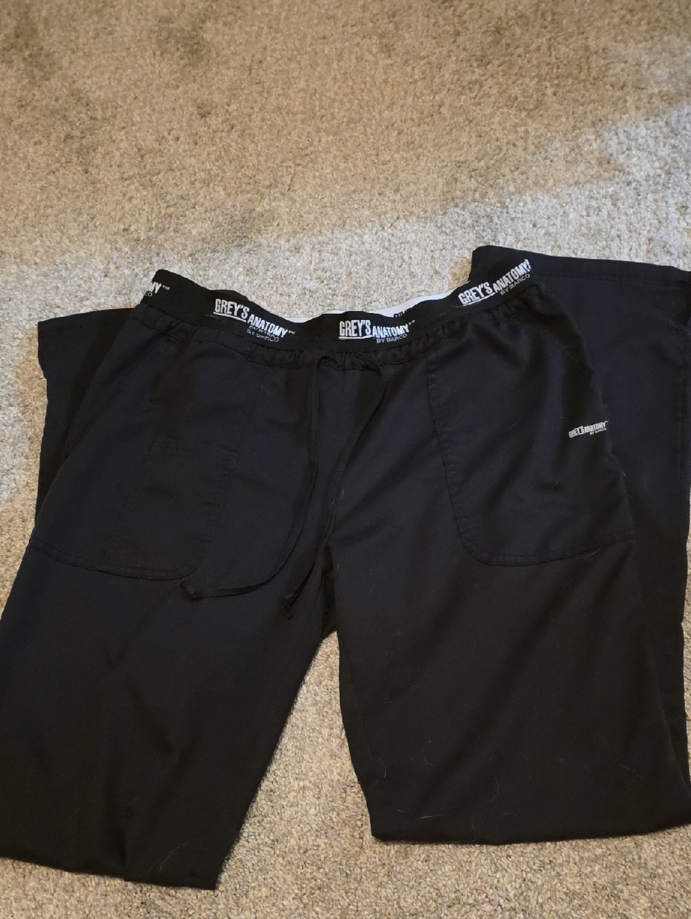 Grey's Anatomy Black Women's Scrub Pants